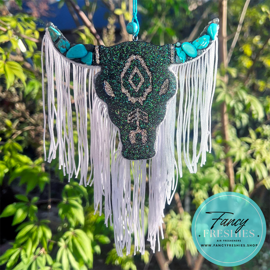 Bull Skull Blinged Out Small Freshie