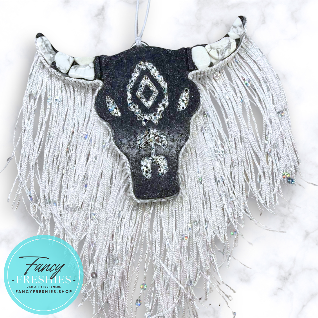 Bull Skull Blinged Out Small Freshie