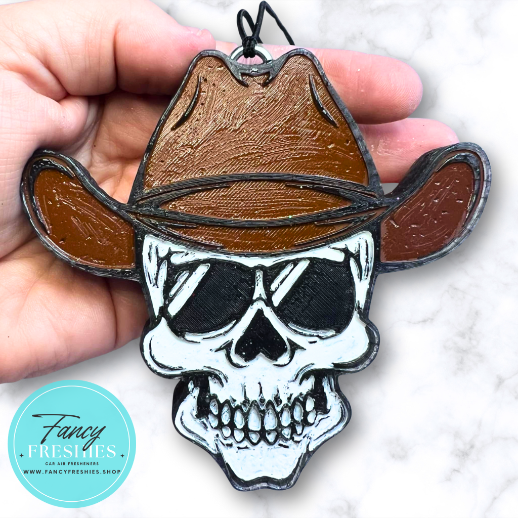 Skull Cowboy Freshie