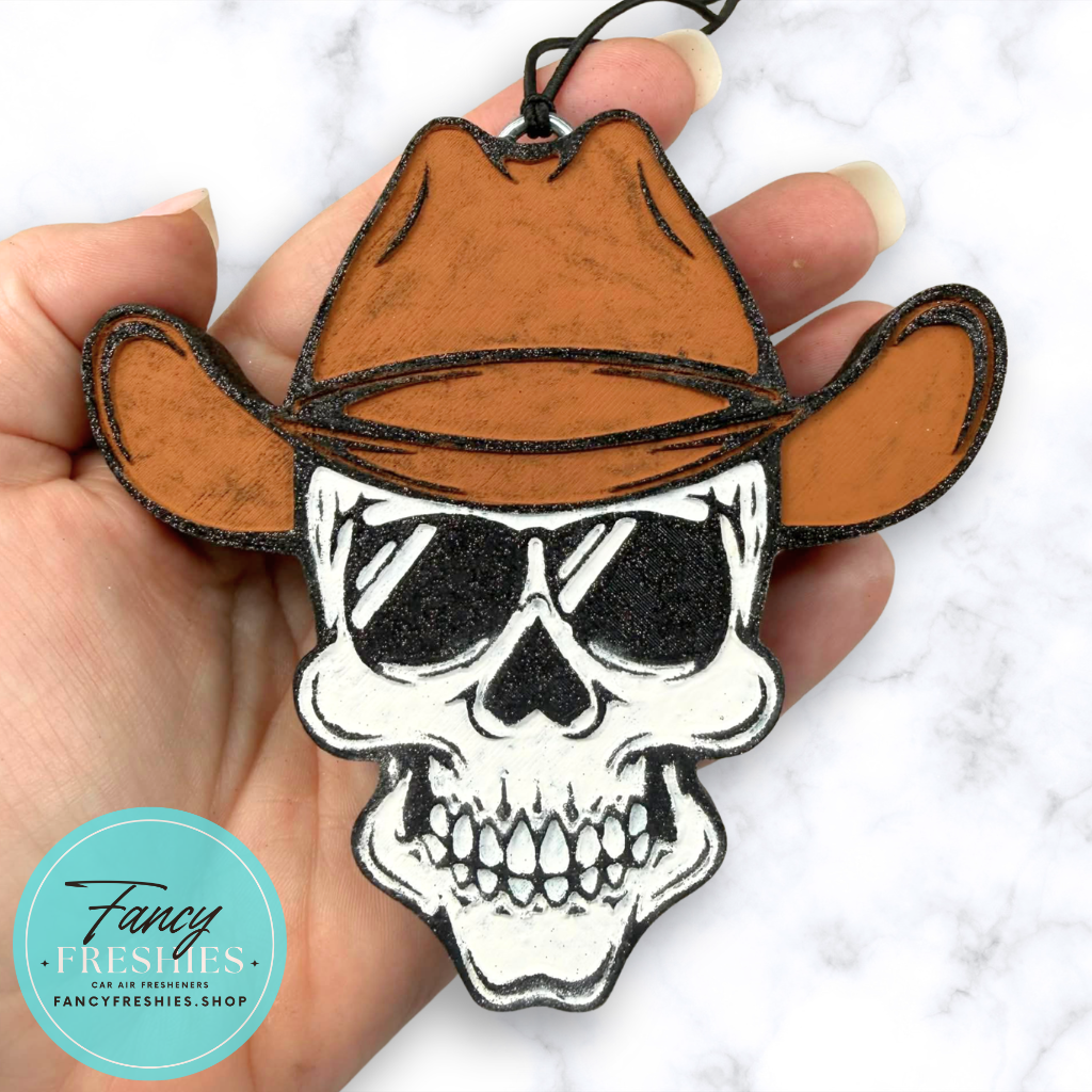 Skull Cowboy Freshie