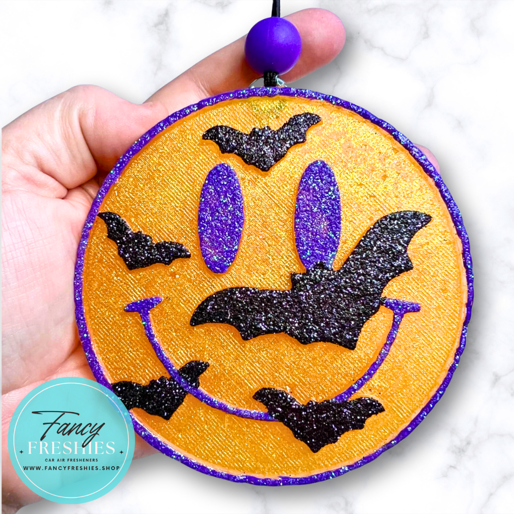 Smiley with Bats Freshie