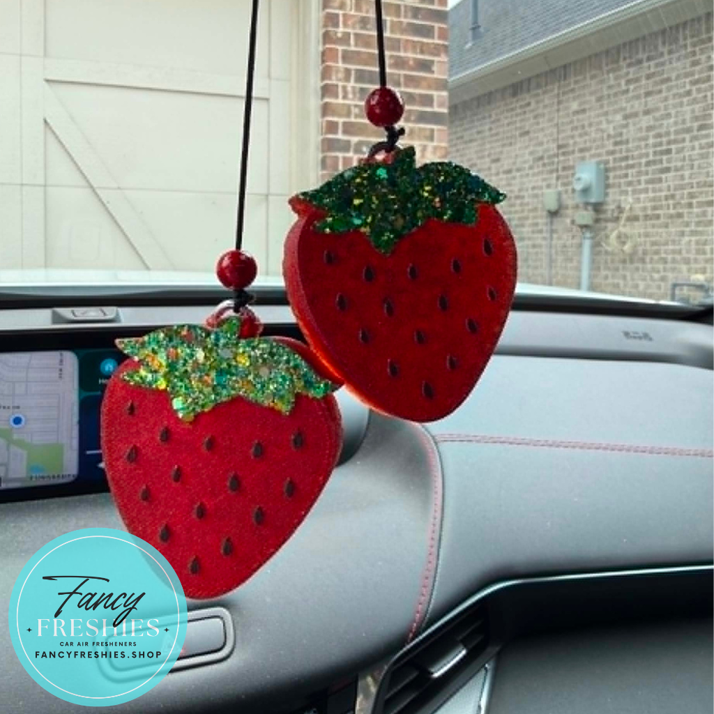 Strawberry Dangle Freshie