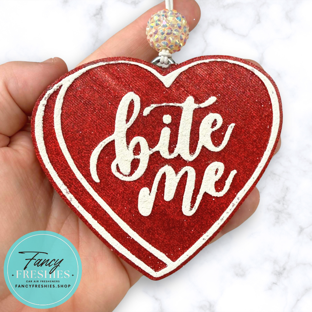 Bite Me Heart Freshie