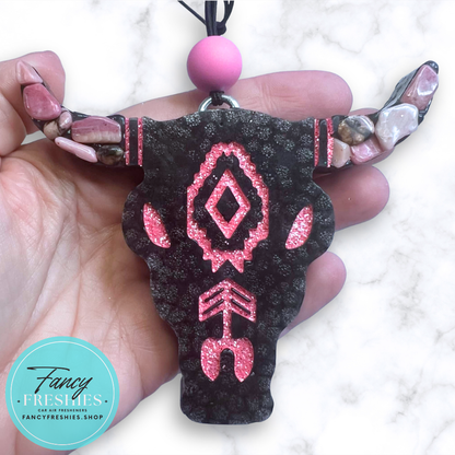 Bull Skull Blinged Out Small Freshie