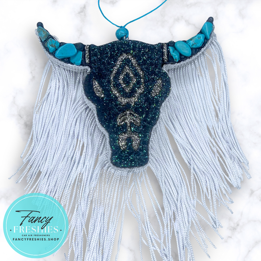 Bull Skull Blinged Out Small Freshie