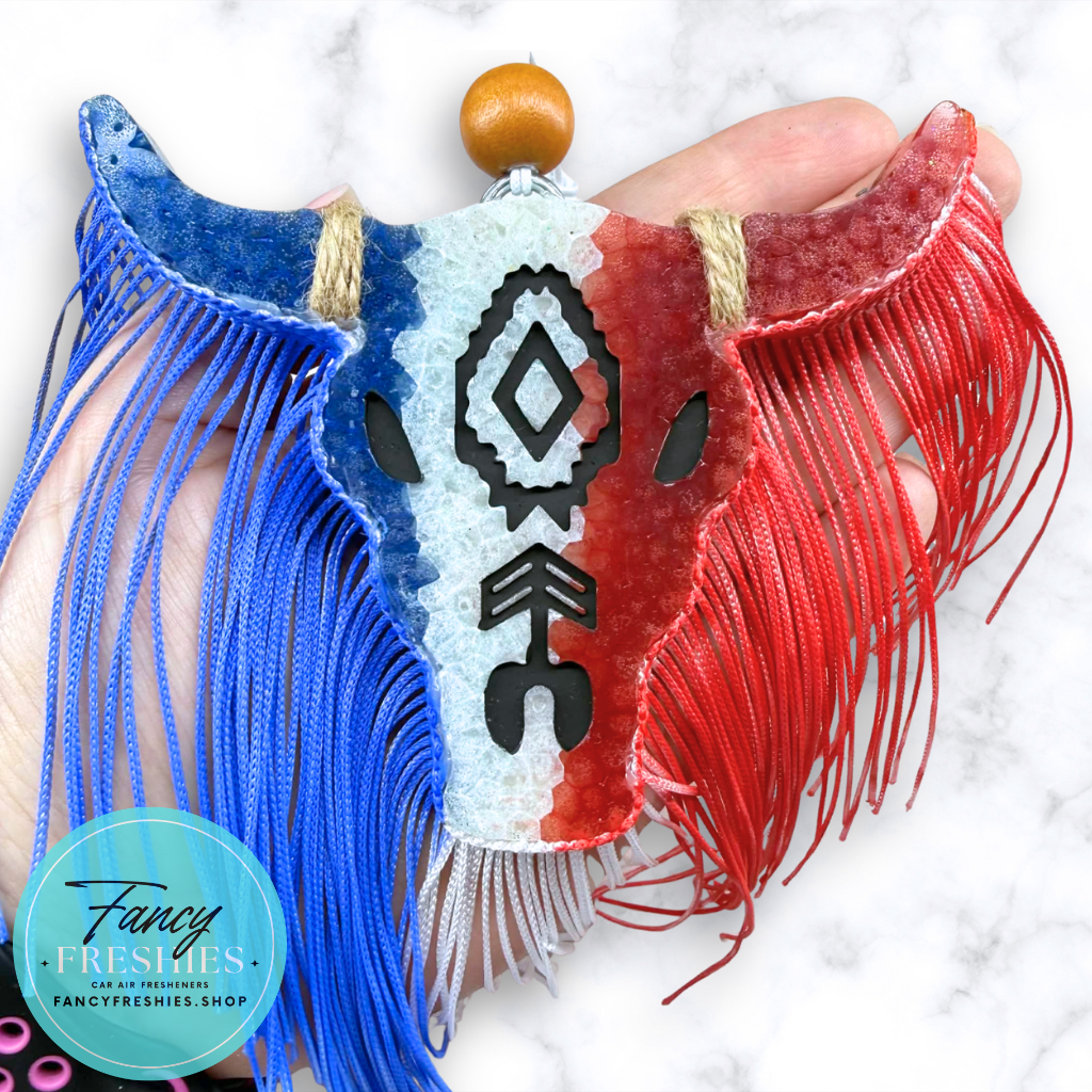 Bull Skull Blinged Out Small Freshie