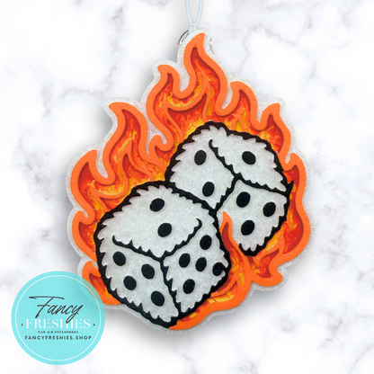 Dice On Fire Freshie