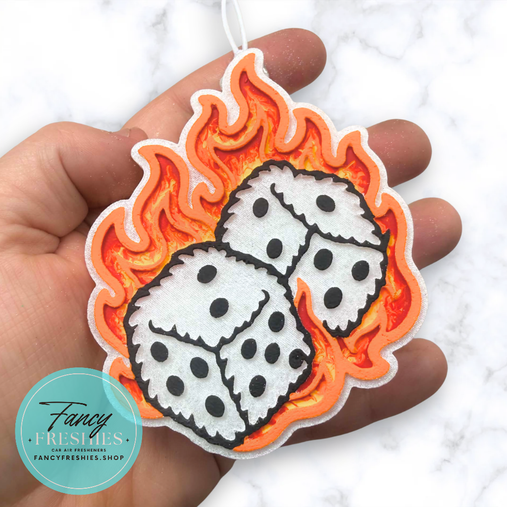 Dice On Fire Freshie