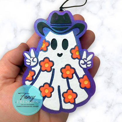 Ghost Cowgirl Freshie