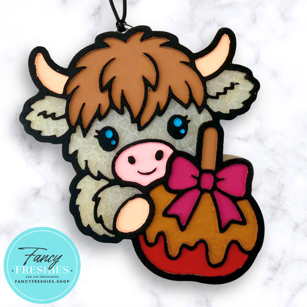 Highland Cow Candy Apple Freshie