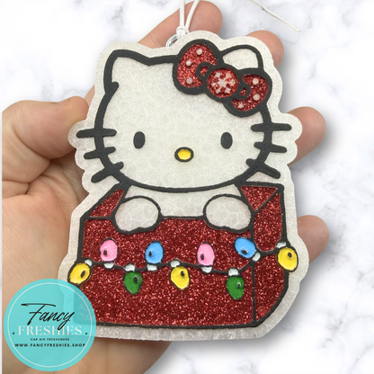 Kitty Christmas Freshie