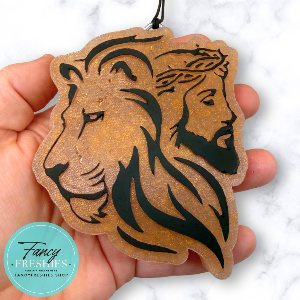 Jesus & Lion Freshie