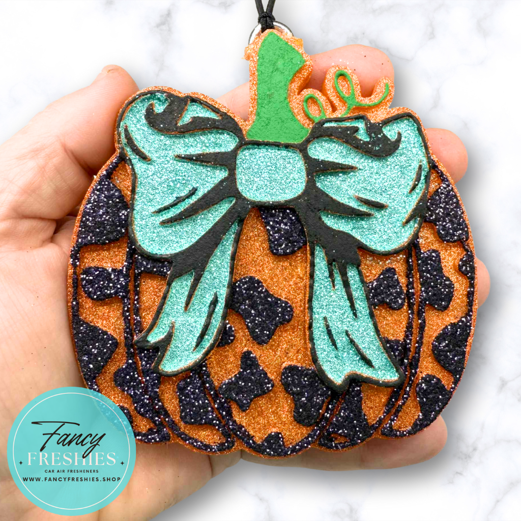 Pumpkin Cow Print Freshie