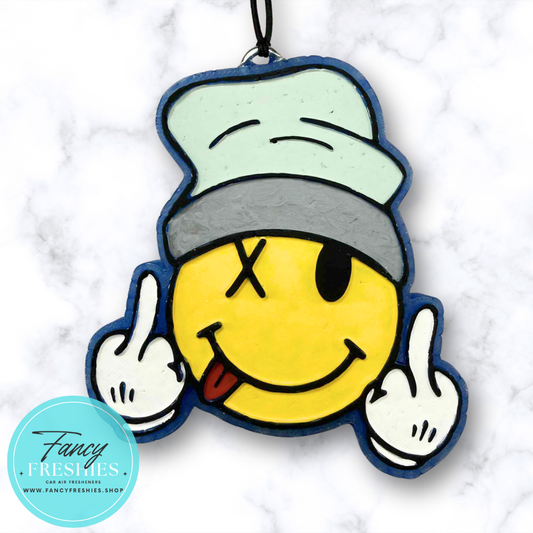 Smiley Flipping Off Freshie
