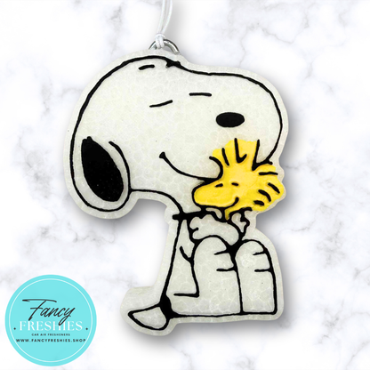 Dog & His Bird Freshie