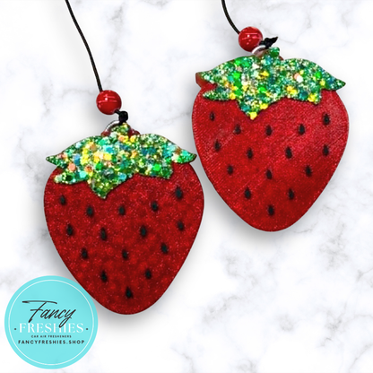 Strawberry Dangle Freshie