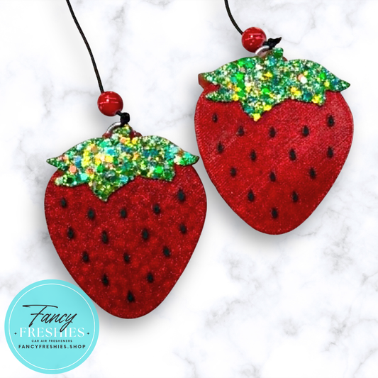 Strawberry Dangle Freshie