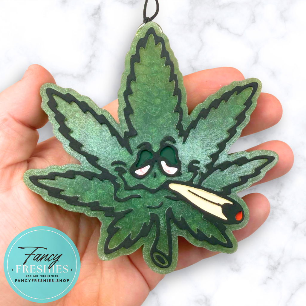 Trippy Leaf Freshie